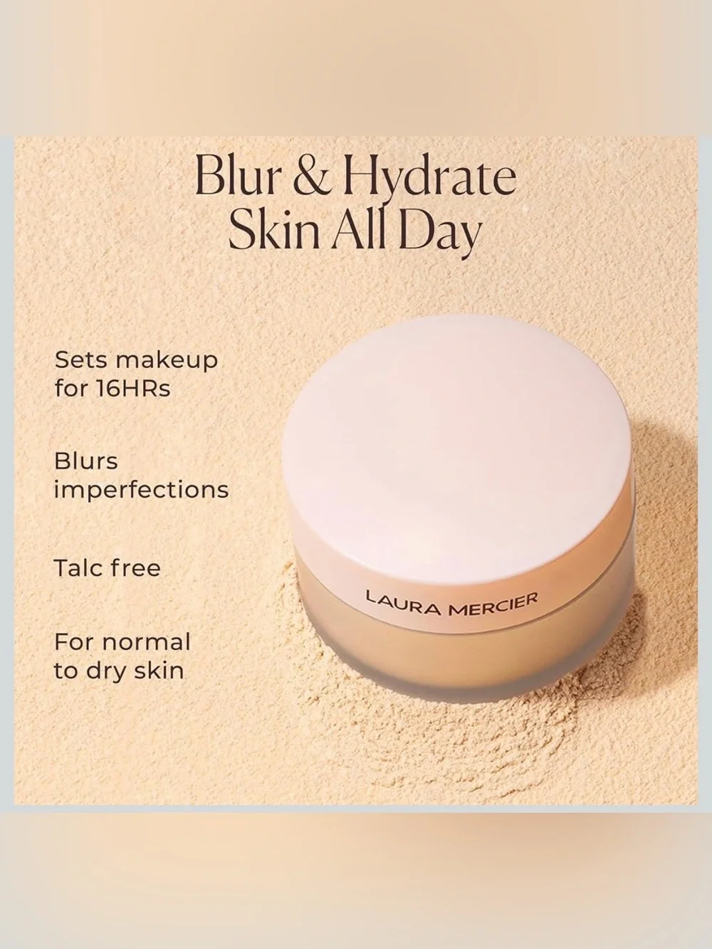 laura mercier Translucent Loose Setting Powder - Ultra-Blur (Beige Box)